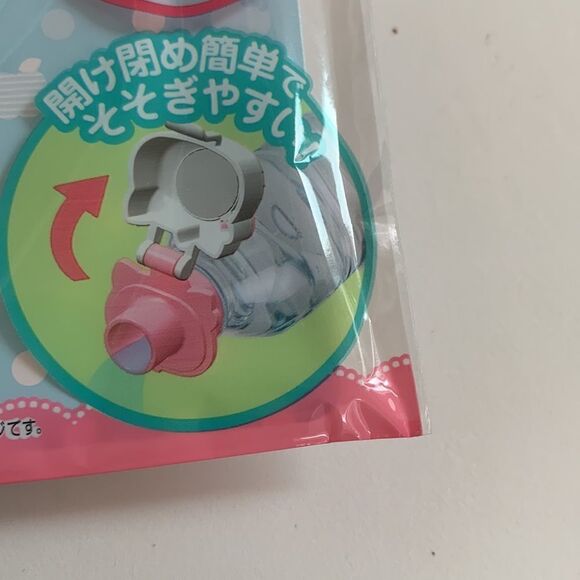 Sanrio Hello Kitty Wide flip bottle cap NWT pink white very cute - Picture 5 of 9